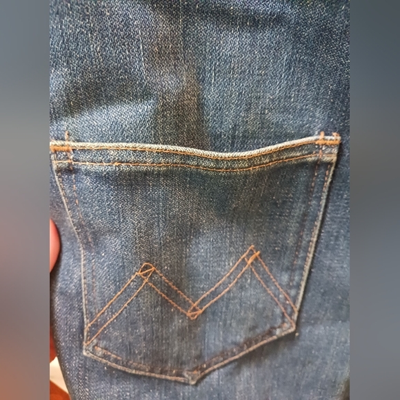 US Made Vintage Jean Vest- Blue - Picture 3 of 5